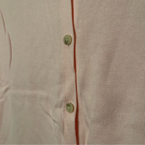 CROFT & BARROW Pink Cardigan Button Down Long Sleeve Top Sweater Plus Sz 2X NEW - Picture 3 of 8